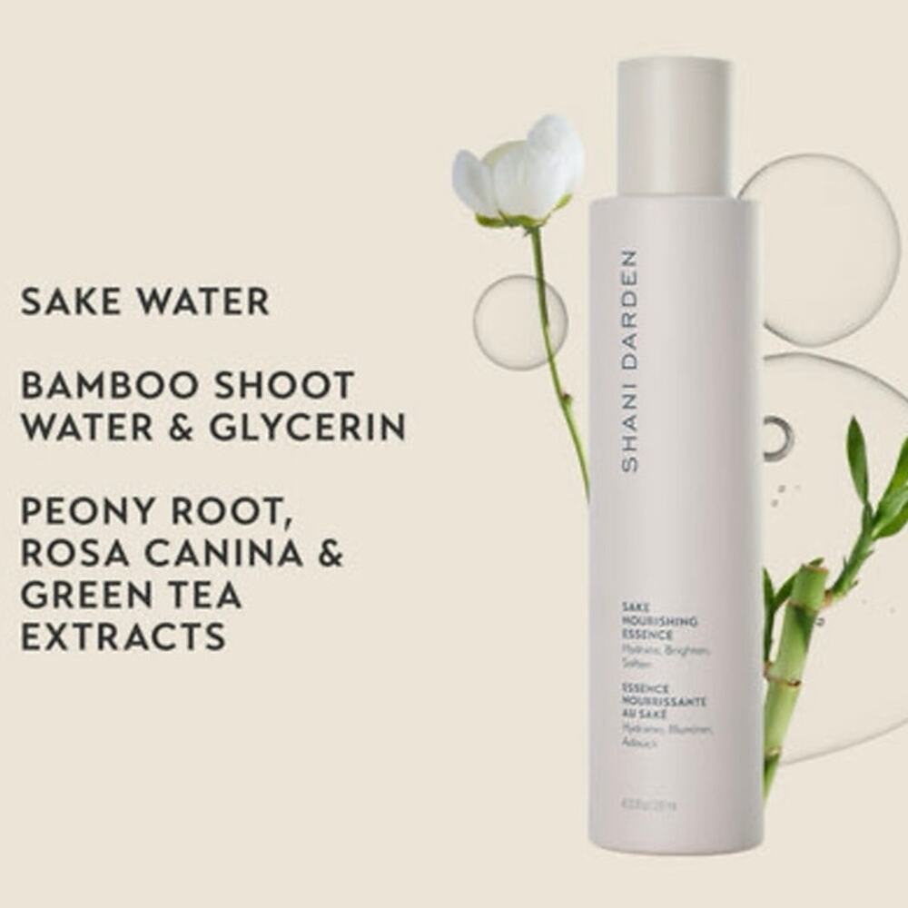 NEW Shani Darden Sake Nourishing Essence Hydrating Brightening Skin Care Glow